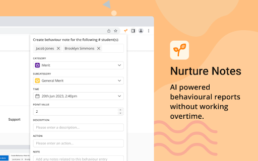 Orah Nurture  from Chrome web store to be run with OffiDocs Chromium online