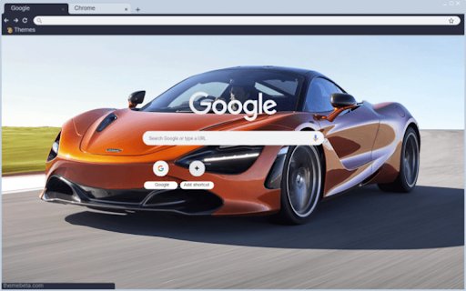 Orange Mclaren 720s  from Chrome web store to be run with OffiDocs Chromium online