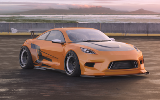 Orange Sports Car Theme: Bold, Dynamic, and Energizing  from Chrome web store to be run with OffiDocs Chromium online