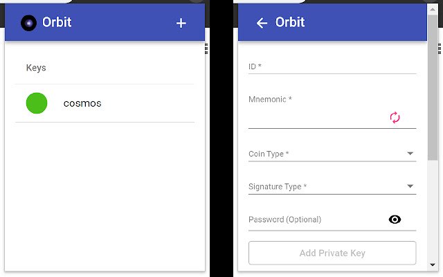 Orbit  from Chrome web store to be run with OffiDocs Chromium online