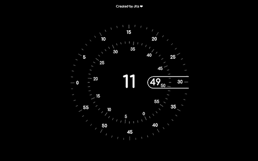 Orbital Clock  from Chrome web store to be run with OffiDocs Chromium online