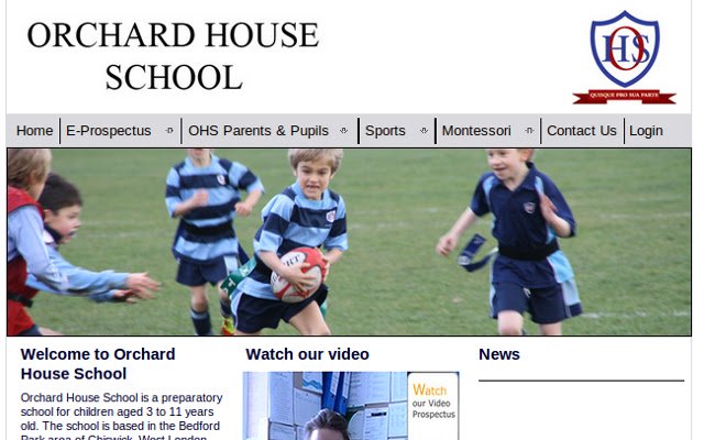 Orchard House School de Chrome web store se ejecutará con OffiDocs Chromium en línea