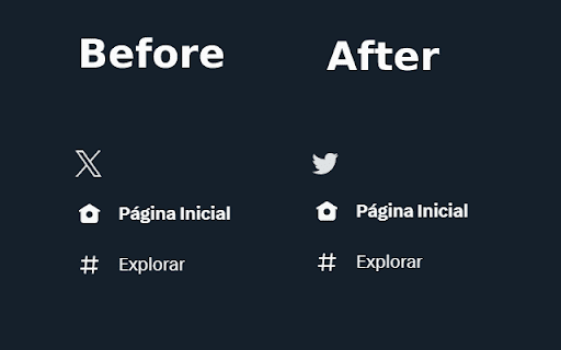 Original Twitter  from Chrome web store to be run with OffiDocs Chromium online