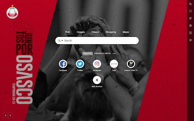 Osasco Voleibol Clube de la boutique en ligne Chrome sera exécuté avec OffiDocs Chromium en ligne