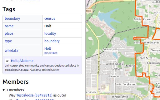 OSM.org Human readable Wikidata  from Chrome web store to be run with OffiDocs Chromium online
