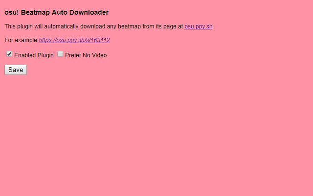 osu! Beatmap Auto Downloader  from Chrome web store to be run with OffiDocs Chromium online