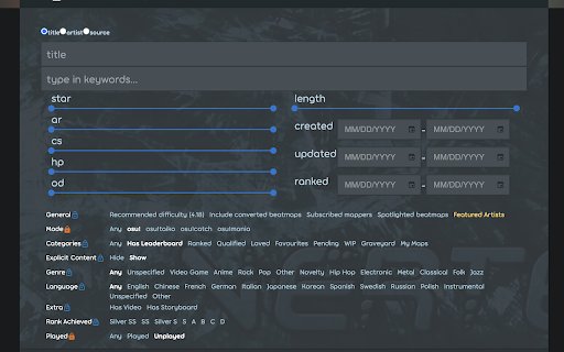 osushi!  from Chrome web store to be run with OffiDocs Chromium online