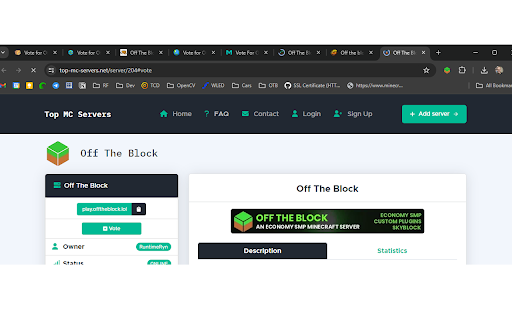 OTB Voting Links  from Chrome web store to be run with OffiDocs Chromium online