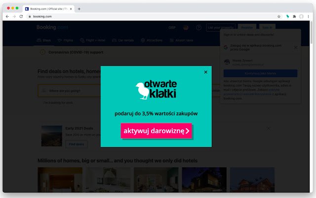 Otwarte Klatki Przypominajka FaniMani.pl จาก Chrome เว็บสโตร์ที่จะทำงานร่วมกับ OffiDocs Chromium ออนไลน์