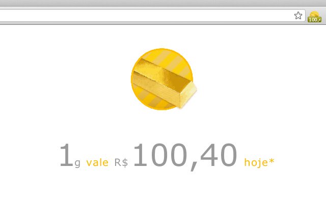 Ouro Hoje ze sklepu internetowego Chrome do uruchomienia z OffiDocs Chromium online