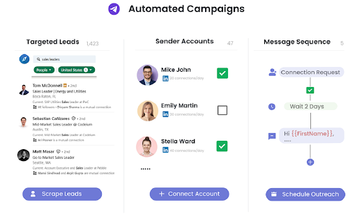 OutFlo – LinkedIn Outreach at Scale  from Chrome web store to be run with OffiDocs Chromium online