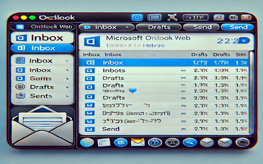 Outlook Web Right to Left  from Chrome web store to be run with OffiDocs Chromium online