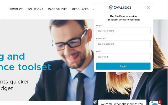 OvalEdge dal Chrome Web Store da eseguire con OffiDocs Chromium online