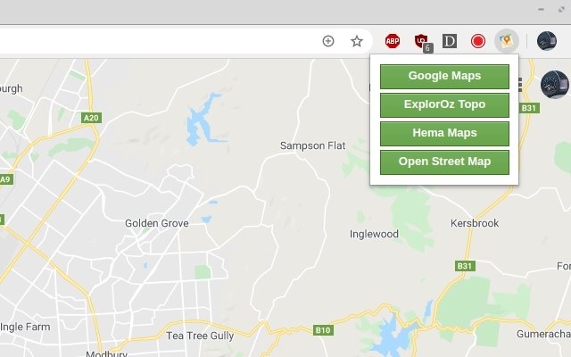 Overland Maps  from Chrome web store to be run with OffiDocs Chromium online