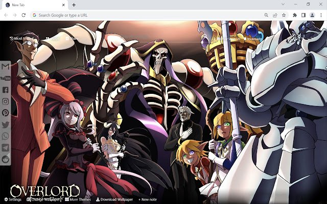 Overlord Wallpaper mula sa Chrome web store na tatakbo sa OffiDocs Chromium online