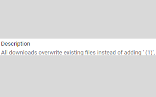 Overwrite Existing Downloads  from Chrome web store to be run with OffiDocs Chromium online
