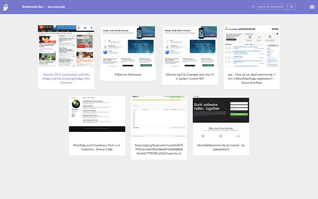 Owlmark Bookmarks จาก Chrome เว็บสโตร์เพื่อใช้งานร่วมกับ OffiDocs Chromium ออนไลน์