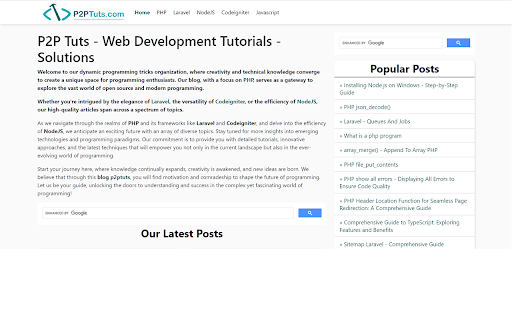 P2P Tuts  from Chrome web store to be run with OffiDocs Chromium online
