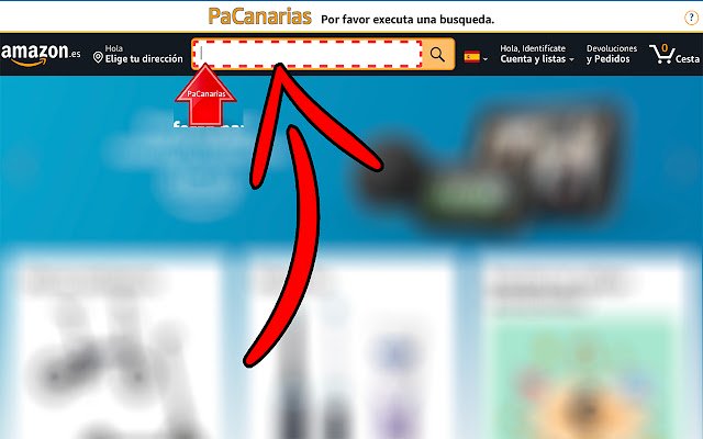 PaCanarias: Produtos Amazon enviam uma Canarias da Chrome Web Store para ser executada com OffiDocs Chromium online