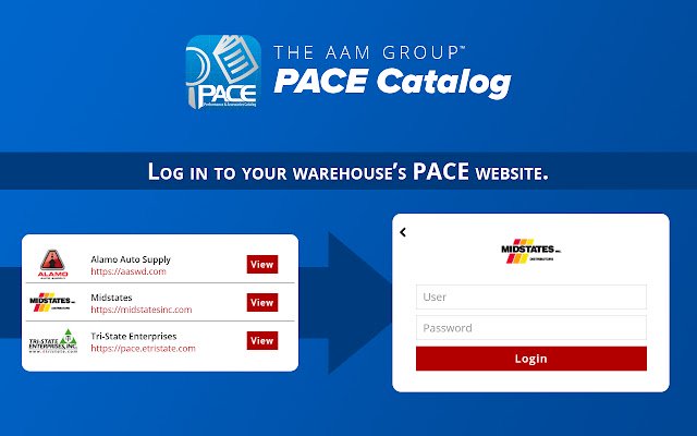 کاتالوگ PACE از فروشگاه وب Chrome برای اجرا با OffiDocs Chromium به صورت آنلاین