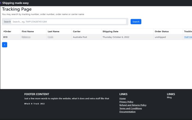 Pack N Track Tracking Importer  from Chrome web store to be run with OffiDocs Chromium online