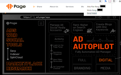 Page Ads App from Chrome web store to be run with OffiDocs Chromium online Page Ads App from Chrome web store to be run with OffiDocs Chromium online
