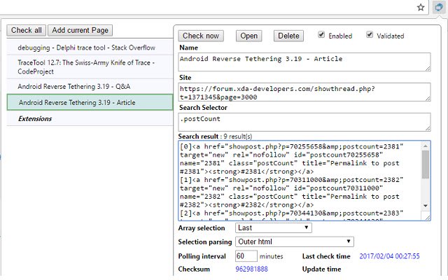 PageChecker  from Chrome web store to be run with OffiDocs Chromium online