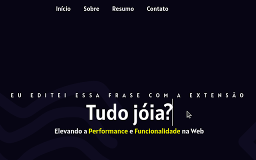 Page Content Editor (Ctrl+Q)  from Chrome web store to be run with OffiDocs Chromium online
