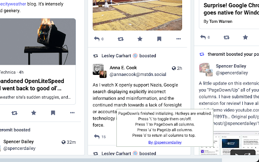 PageDownMastodon from Chrome web store to be run with OffiDocs Chromium online PageDownMastodon from Chrome web store to be run with OffiDocs Chromium online