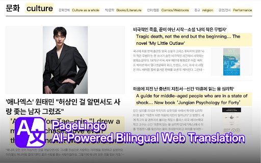 PageLingo 雙語對照AI網頁翻譯 from Chrome web store to be run with OffiDocs Chromium online PageLingo 雙語對照AI網頁翻譯 from Chrome web store to be run with OffiDocs Chromium online
