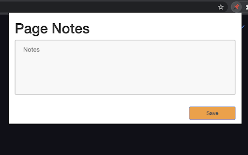Page Notes  from Chrome web store to be run with OffiDocs Chromium online