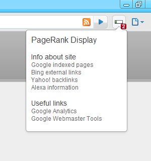 PageRank Display  from Chrome web store to be run with OffiDocs Chromium online