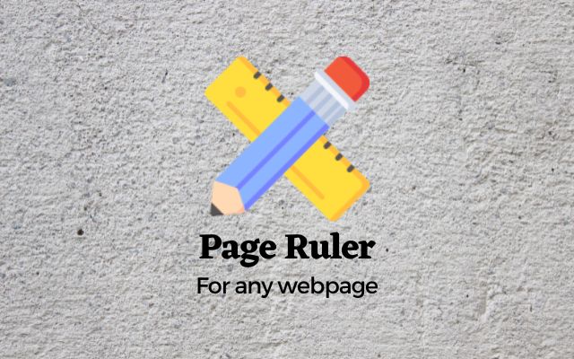 Page Ruler Misura sul Web dal Chrome Web Store per essere eseguito con OffiDocs Chromium online