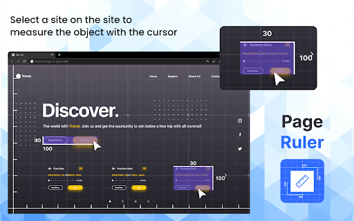 Page Ruler: Your Web Design Companion  from Chrome web store to be run with OffiDocs Chromium online