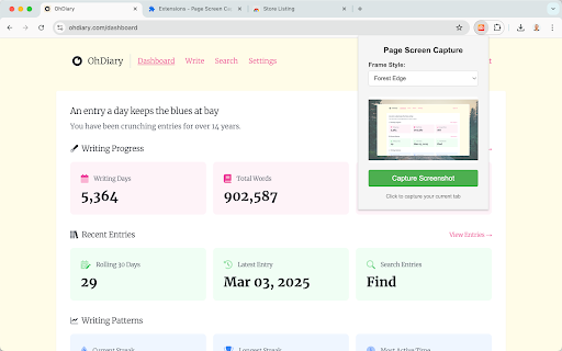 Page Screen Capture  from Chrome web store to be run with OffiDocs Chromium online