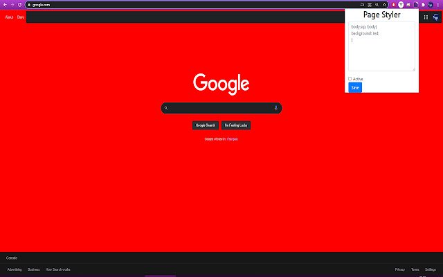 Page Styler  from Chrome web store to be run with OffiDocs Chromium online