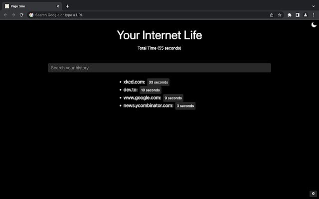 زمان صفحه از فروشگاه وب Chrome برای اجرا با OffiDocs Chromium به صورت آنلاین