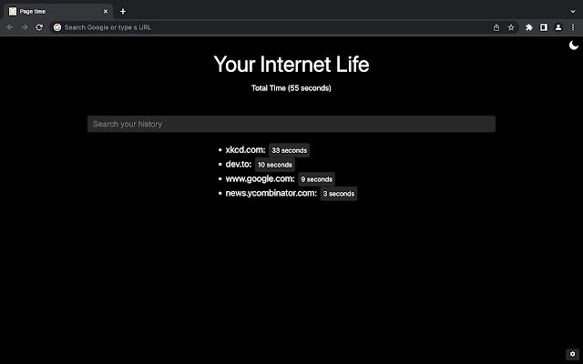 เวลาเพจจาก Chrome เว็บสโตร์เพื่อรันด้วย OffiDocs Chromium ออนไลน์