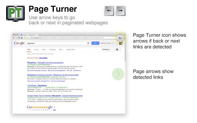 Page Turner van de Chrome-webwinkel om te worden uitgevoerd met OffiDocs Chromium online