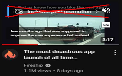 Paid Promotions Remover  from Chrome web store to be run with OffiDocs Chromium online