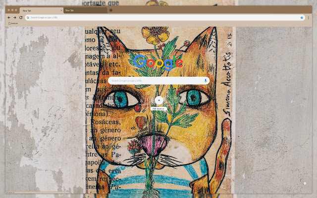 Painted cat  from Chrome web store to be run with OffiDocs Chromium online
