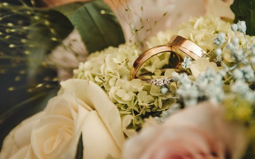 Pair of meaningful gold rings  from Chrome web store to be run with OffiDocs Chromium online