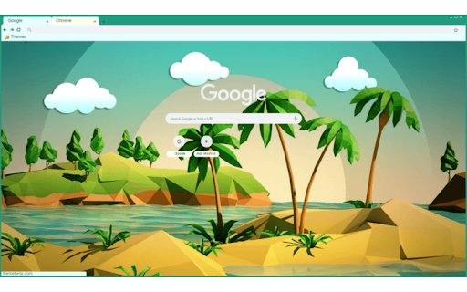 Palm Trees digital  from Chrome web store to be run with OffiDocs Chromium online