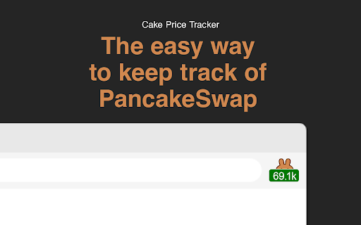 PancakeSwap Price Tracker  from Chrome web store to be run with OffiDocs Chromium online