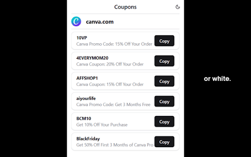 pancake the inernets best coupon finder  from Chrome web store to be run with OffiDocs Chromium online