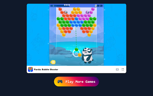 Panda: Bubble Shooter Game Burst bubbles to save your little pandas!  from Chrome web store to be run with OffiDocs Chromium online