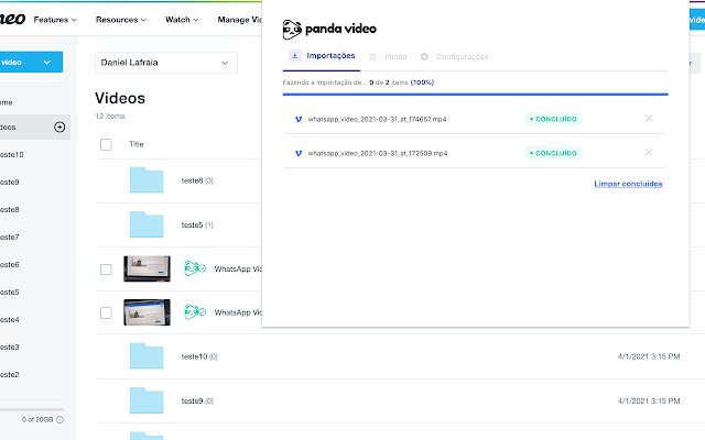Video Panda dari toko web Chrome untuk dijalankan dengan OffiDocs Chromium online