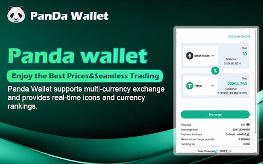 Panda Wallet  from Chrome web store to be run with OffiDocs Chromium online
