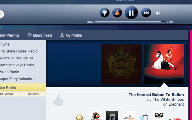 Pandora Download Links  from Chrome web store to be run with OffiDocs Chromium online