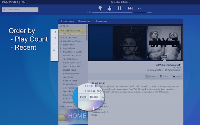 PandoraSort  from Chrome web store to be run with OffiDocs Chromium online